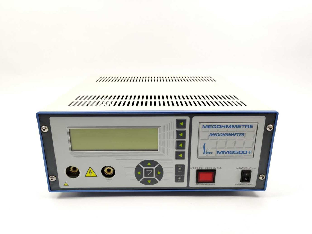 Sefelec MMG500/MG-01/MG-98 Megogmmeter 50 kΩ to 200 GΩ, 50 to 500V MMG500+