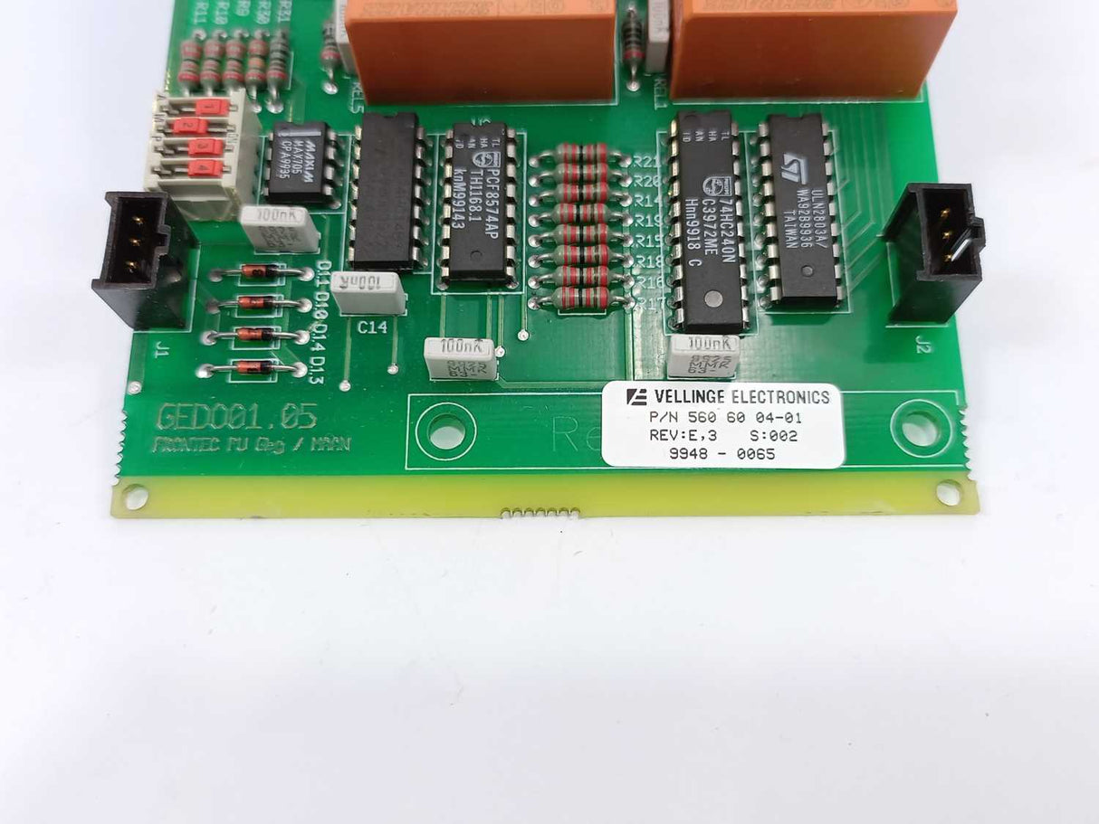 Vellinge Electronics 560 60 04-01 Control Board REV: E.3