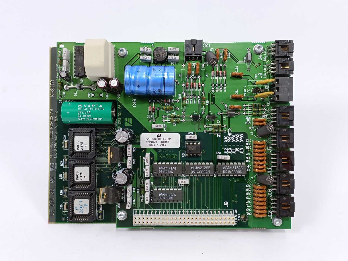Vellinge Electronics 560 60 01-02 GE CPU 02. 06 REV:D,3