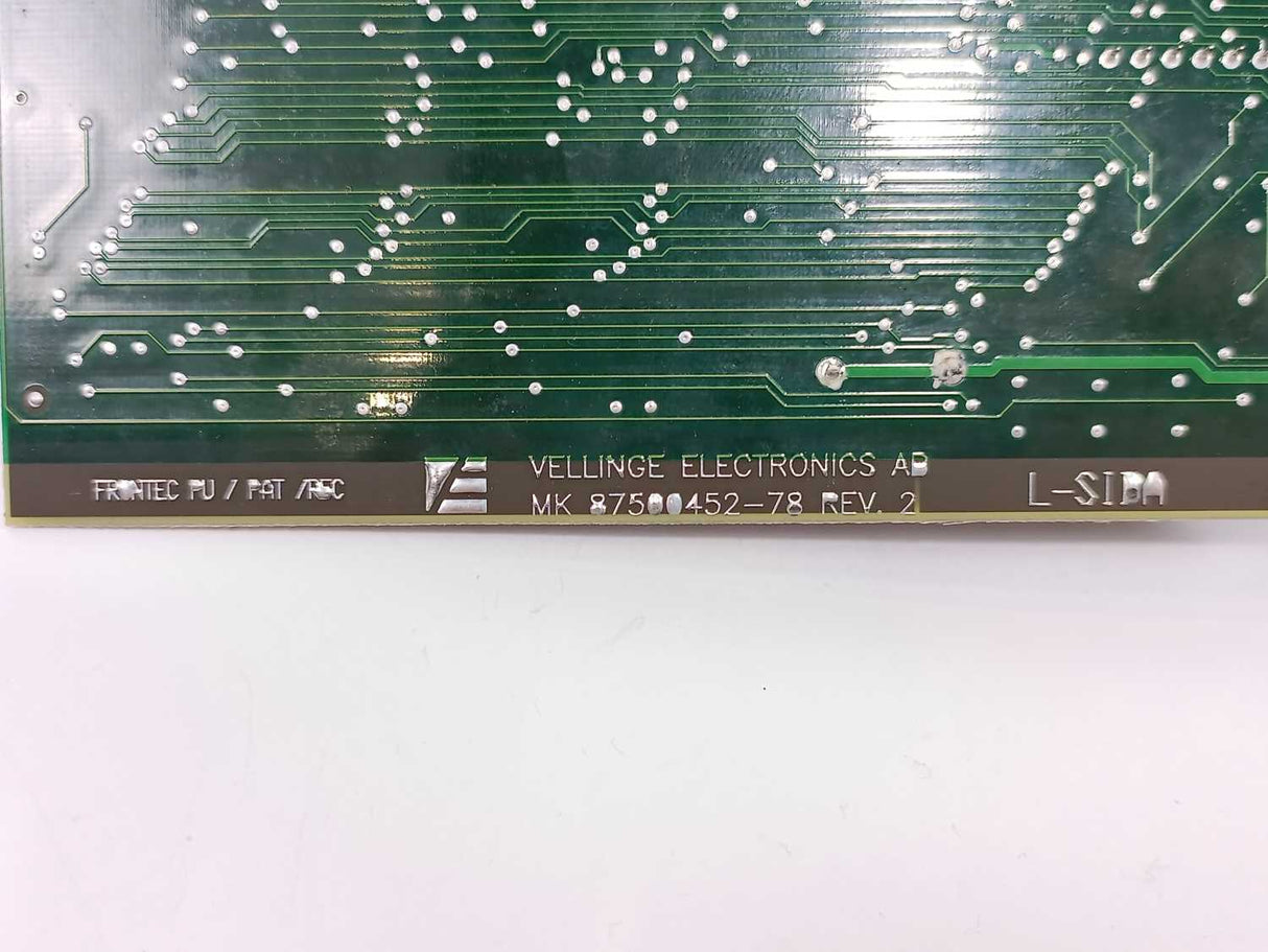 Vellinge Electronics Getinge 560 60 01-02 Revision: D / -