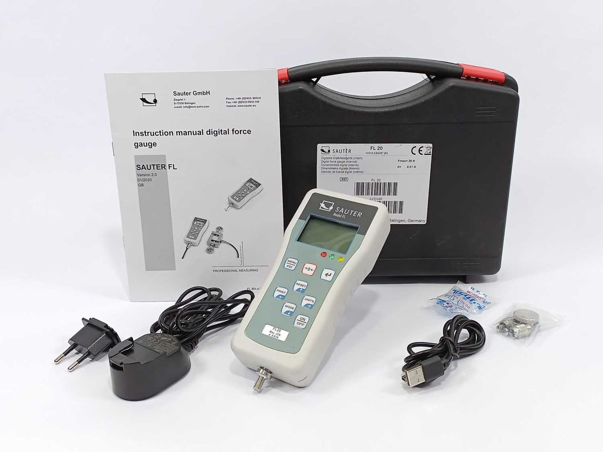 Sauter FL 20 Force gauge 25N d: 0.01N Kraftmessinstrument