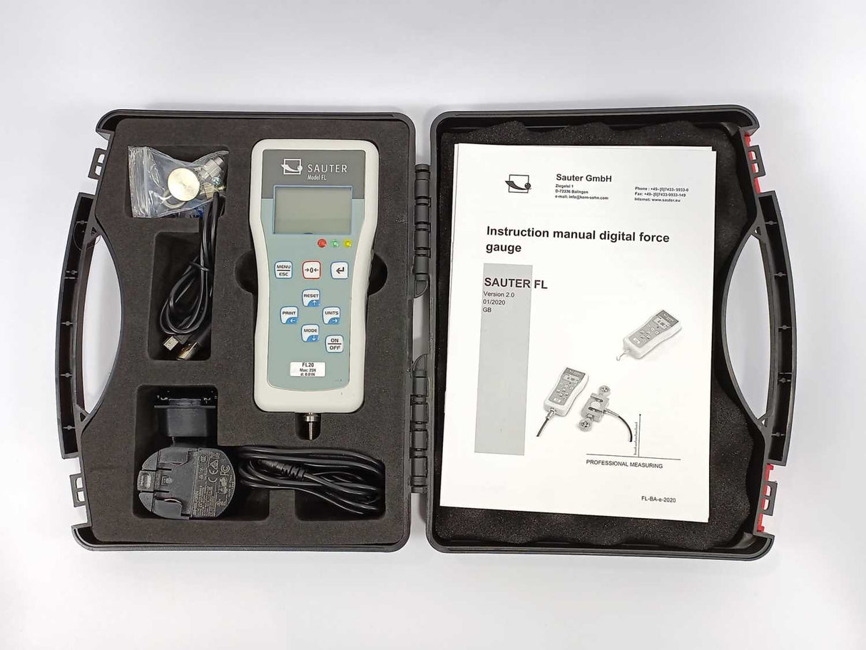 Sauter FL 20 Force gauge 25N d: 0.01N Kraftmessinstrument