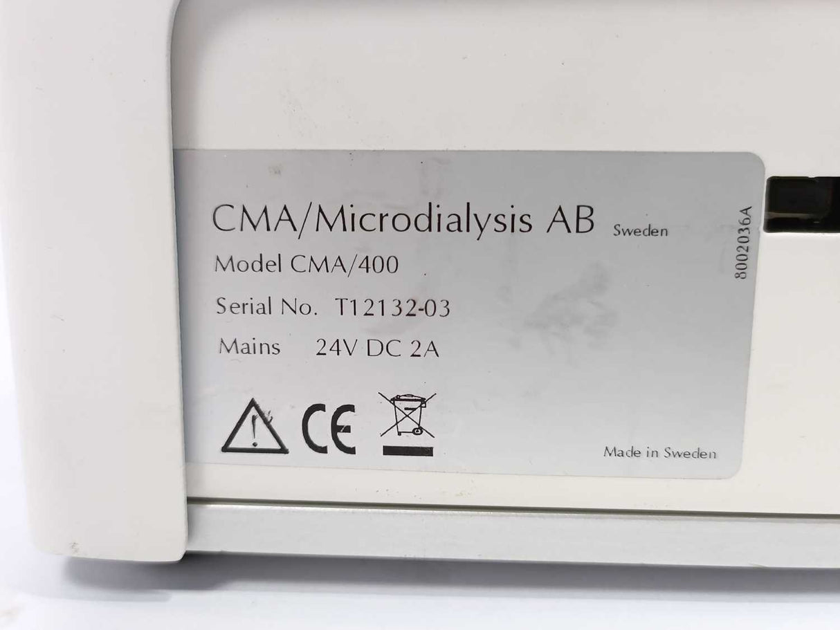 CMA Microdialysis CMA/400 Microdialysis Syringe Pump 8002036B