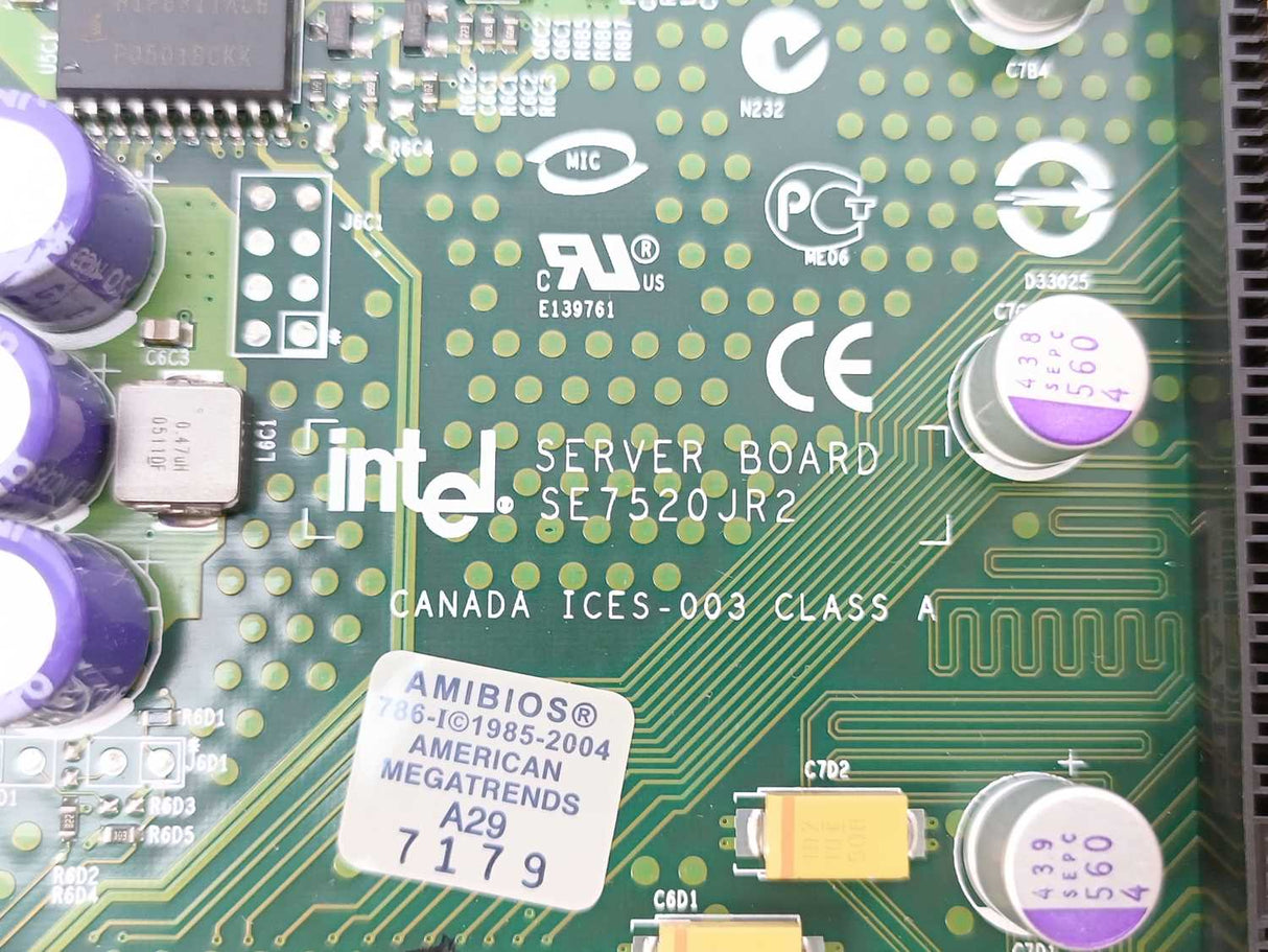 Intel SE7520JR2 T0038602 C04 Dual Socket Server Board