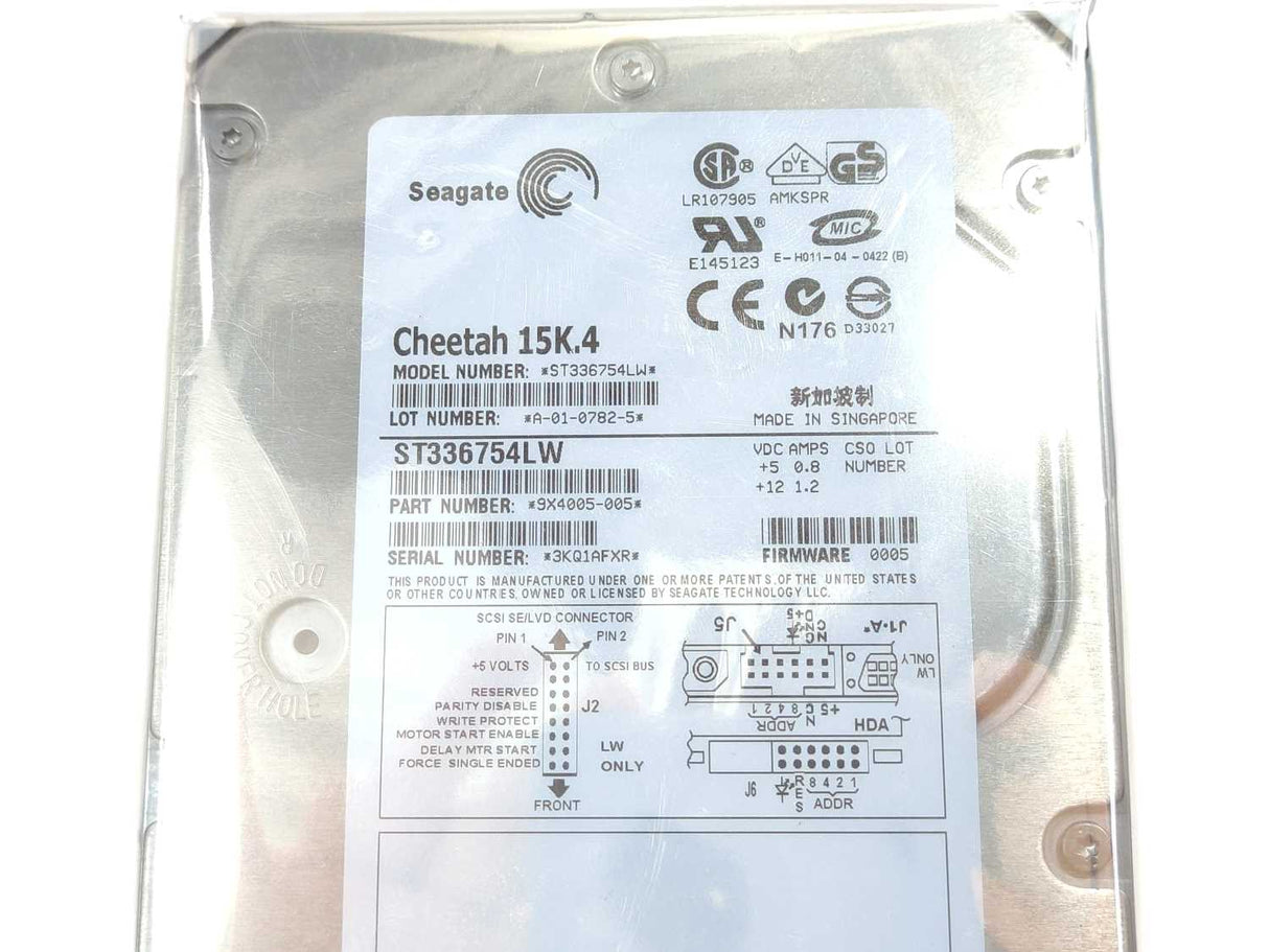 Seagate ST336754LW Internal Hard Drive, 36.4GB, 3.5"