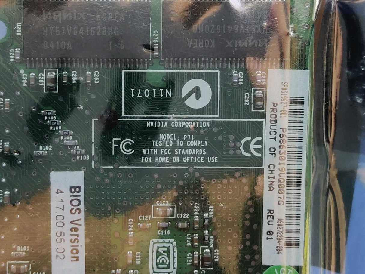 NVIDIA nVidia Quadro4 P71  GPU Graphics Processing Unit