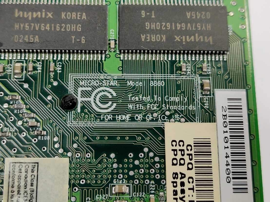 Micro-Star 8860 GPU Graphics Processing Unit