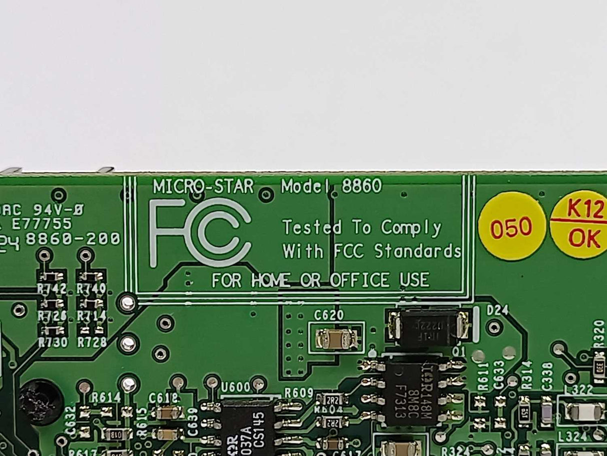 Micro-Star 8860 GPU Graphics Processing Unit