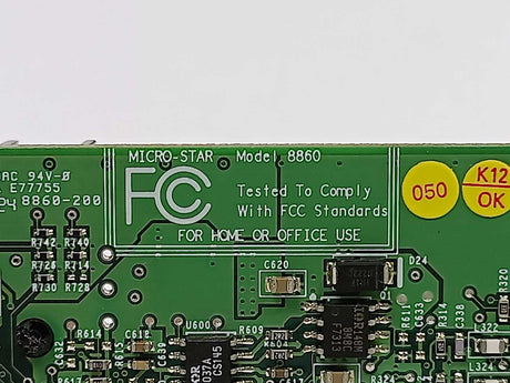 Micro-Star 8860 GPU Graphics Processing Unit