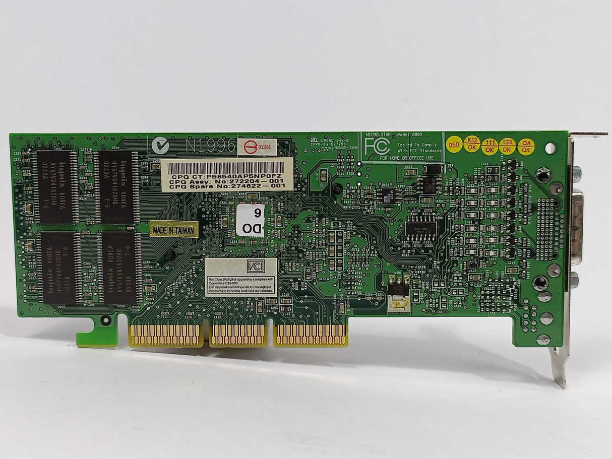 Micro-Star 8860 GPU Graphics Processing Unit