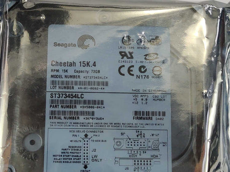 Seagate 9X5006-041 ST373454LC Internal Hard Drive Cheetah 15K.4