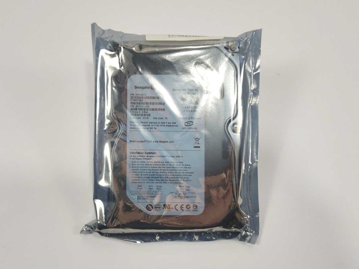 Seagate 9CY111-222 ST380215AS Hard Drive 80GB, 3.5"