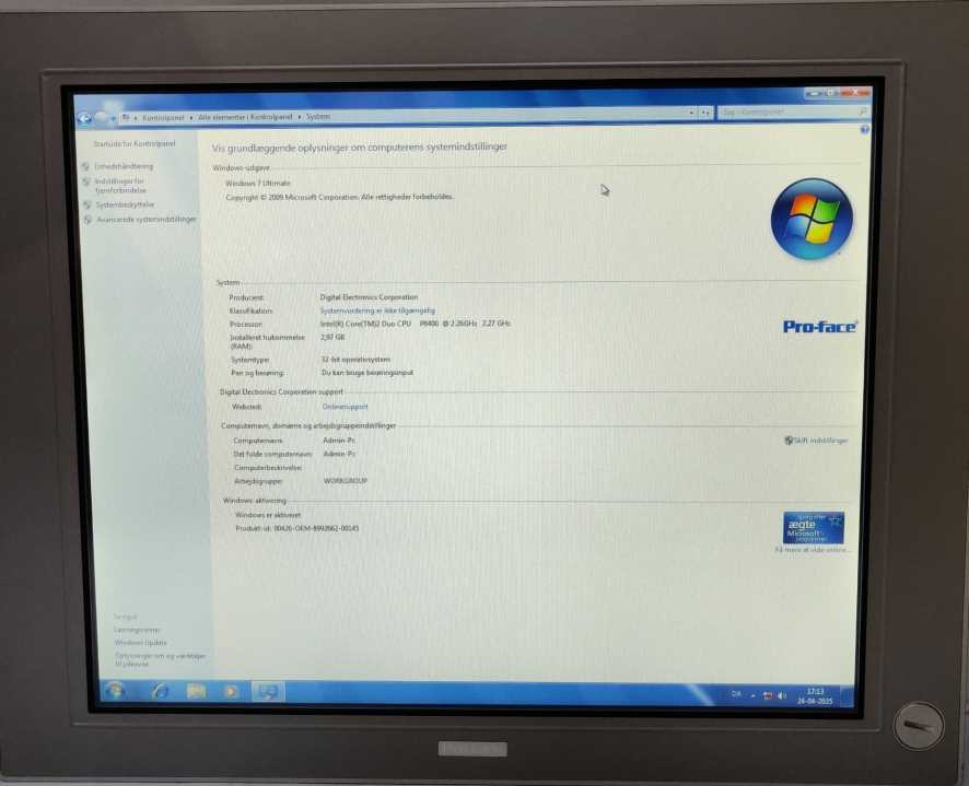 Pro-Face PFXPP181CA45K10N00 Touch Screen Panel PS4800 PFXPP181