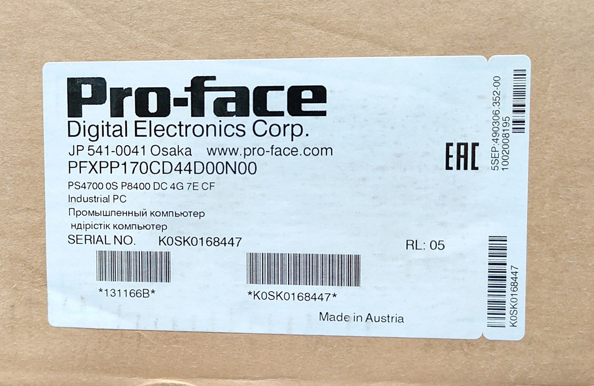 Pro-Face PFXPT170CD44D00N00 Touch Screen Module PS4700S PS4700 OS P8400