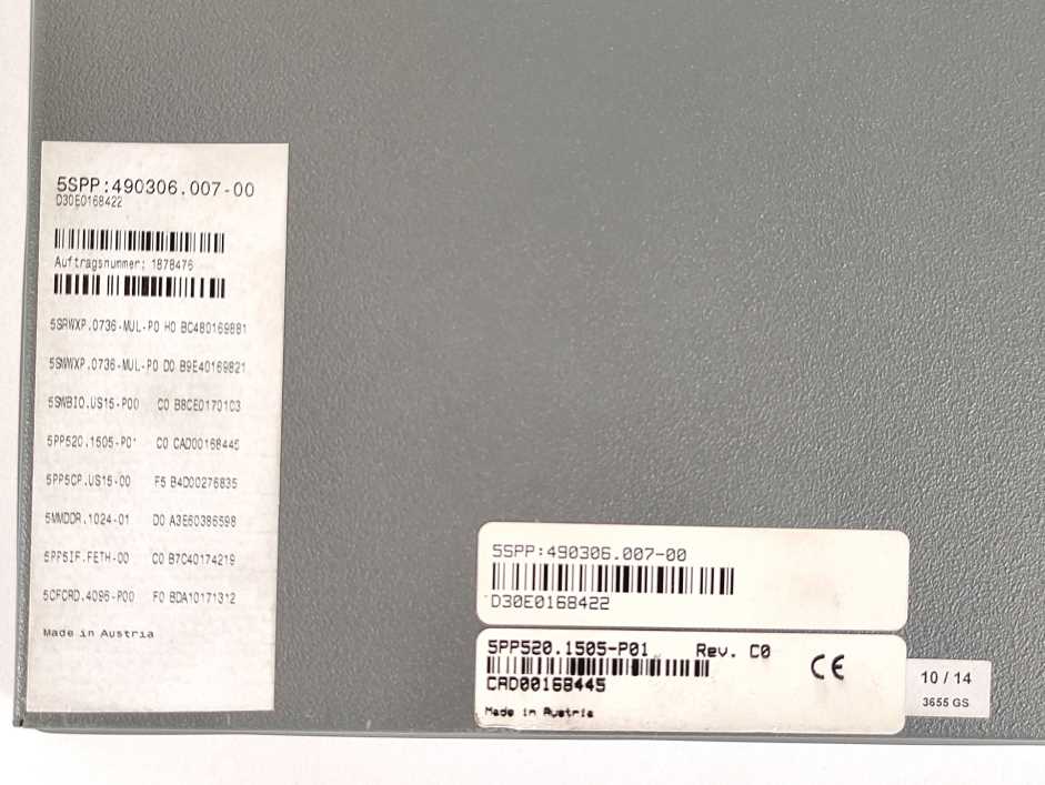 Pro-Face 5PP520.1505-P01 PFXPV170AD11C08N00 15" TFT XGA Color Display