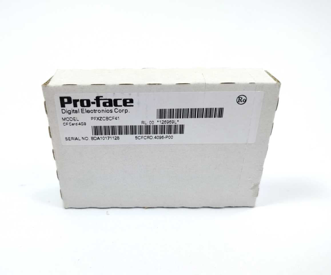 Pro-Face PFXZCBCF41 5CFCRD.4096-P00  4GB Industrial Compact Flash Card