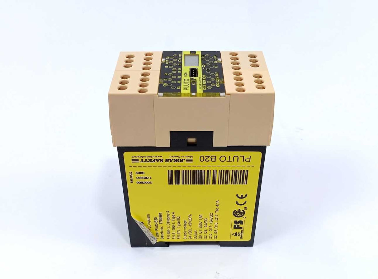 Jokab Safety 2007006 PLUTO B20 Safety PLC System