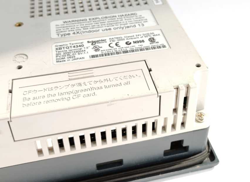 Schneider Electric XBTGT4340 Magelis Advanced Touchscreen Panel