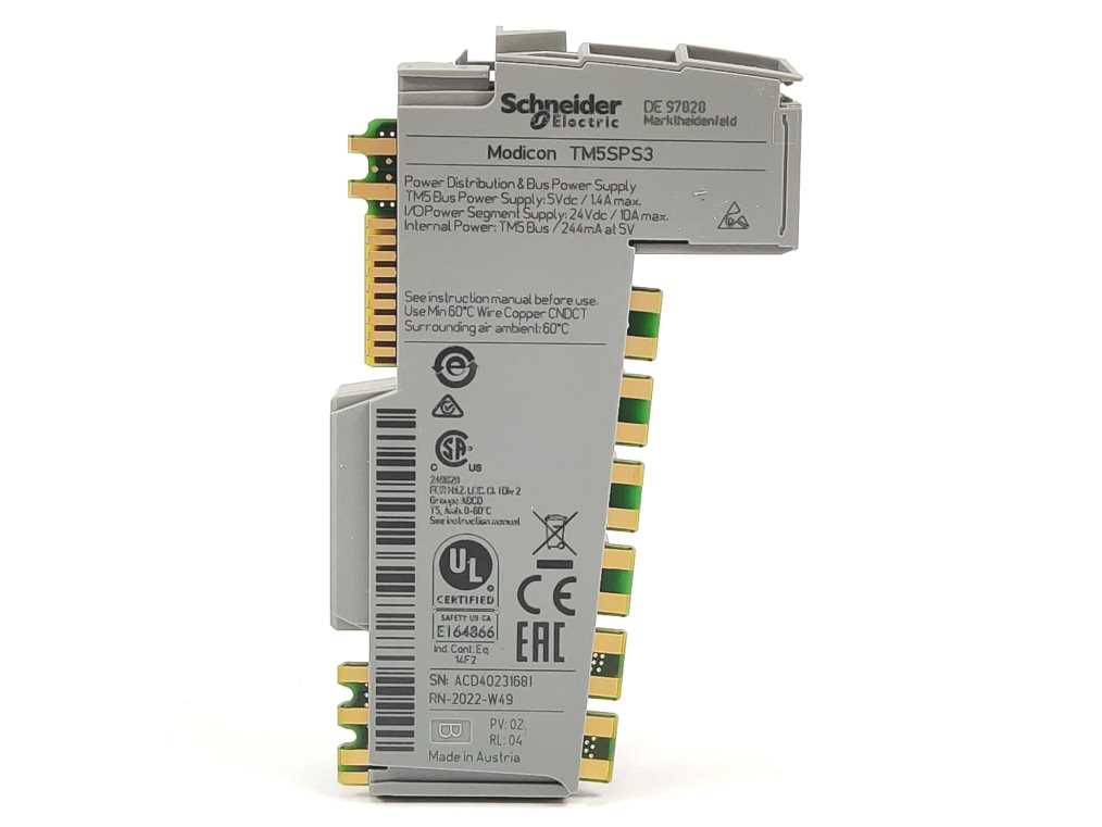 Schneider Electric TM5SPS3 Power Distribution Module, Modicon TM5