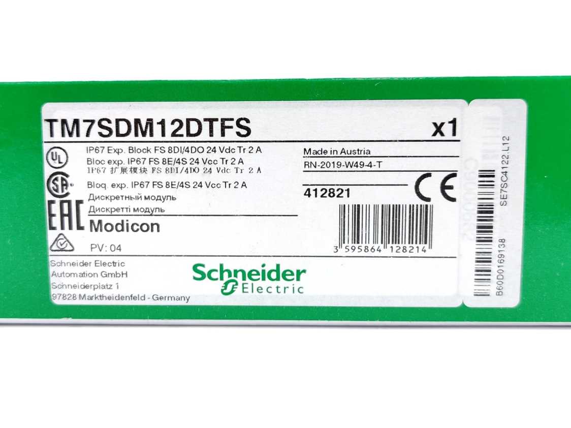 Schneider Electric TM7SDM12DTFS Safety Expansion Block