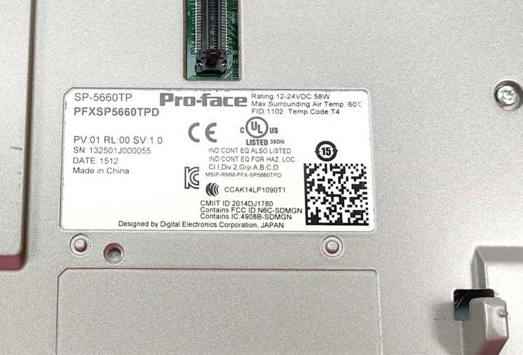 Pro-Face SP-5660TP Touch Screen PFXSP5660TPD