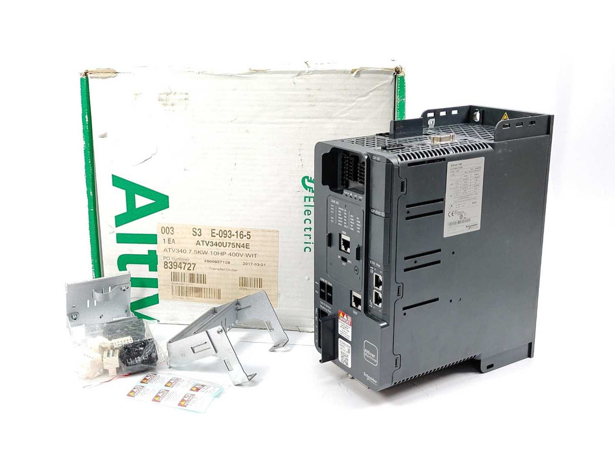 Schneider Electric ATV340U75N4E ACD Speed Drive, Altivar 340 Machine