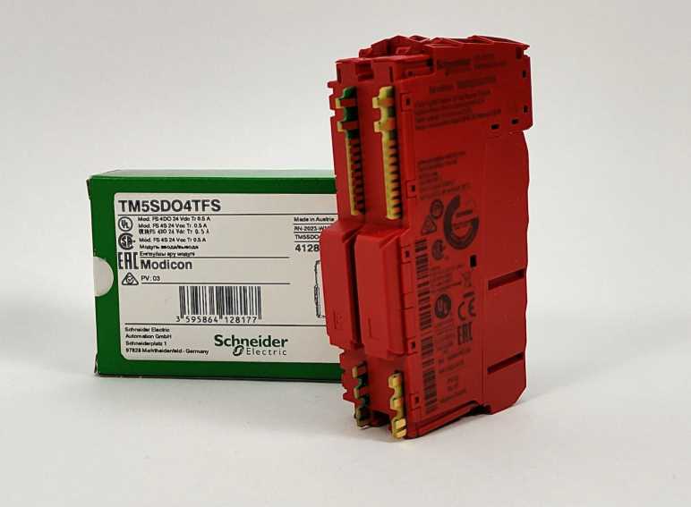 Schneider Electric TM5SDO4TFS Safety dc Discrete Output Module