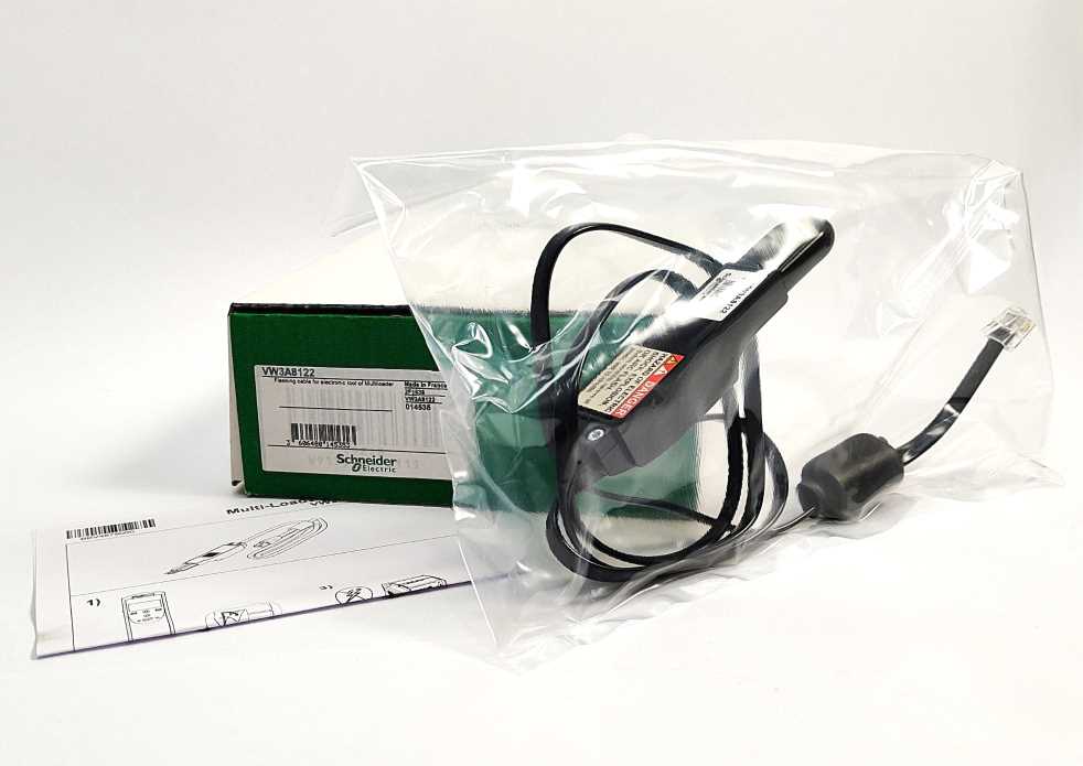 Schneider Electric VW3A8122 RJ11 Flashing Cordset for Multi-loader tool