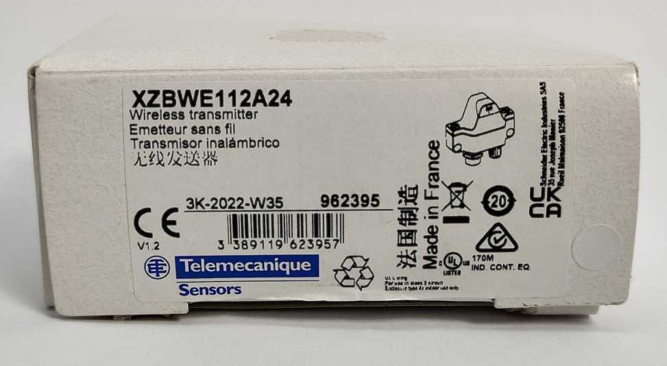 TELEMECANIQUE XZBWE112A24 Wireless transmitter