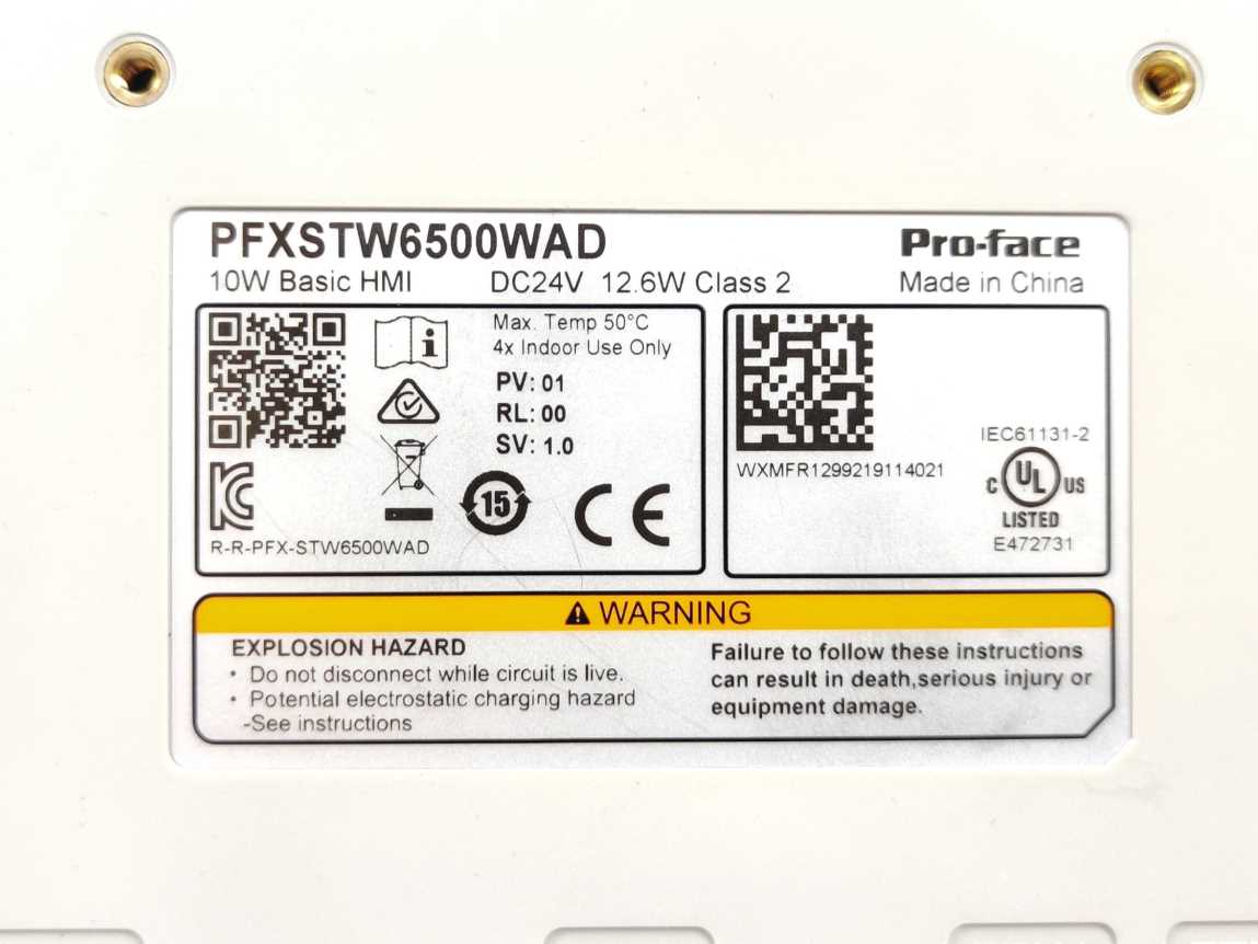 Pro-Face PFXSTW6500WAD Color Touch Screen