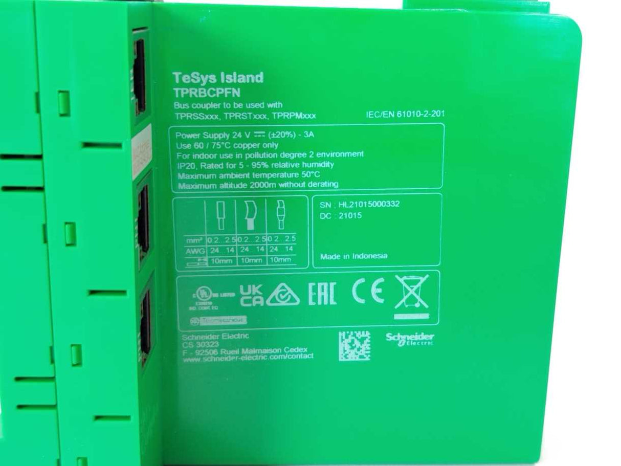 Schneider Electric TPRBCPFN TeSys Island Bus Coupler