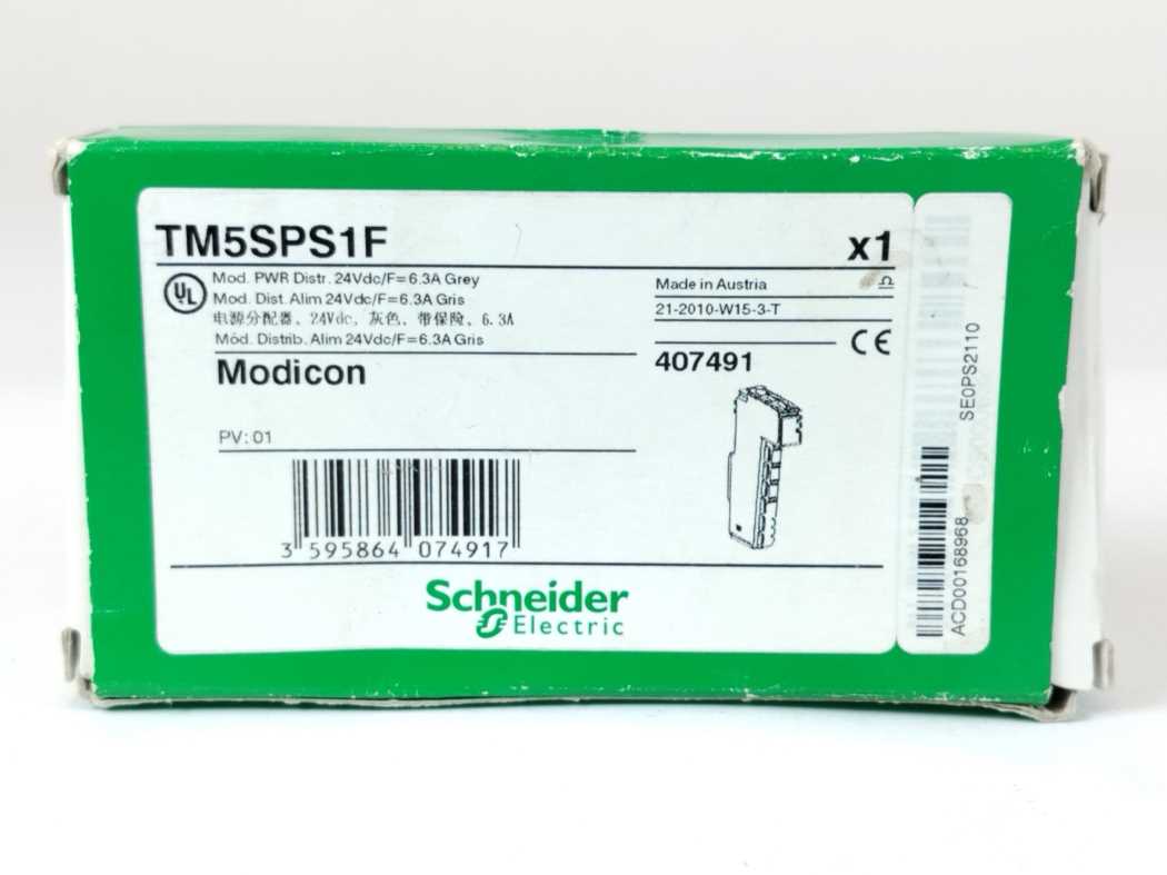 Schneider Electric TM5SPS1F Power Distribution Module with Internal Fuse