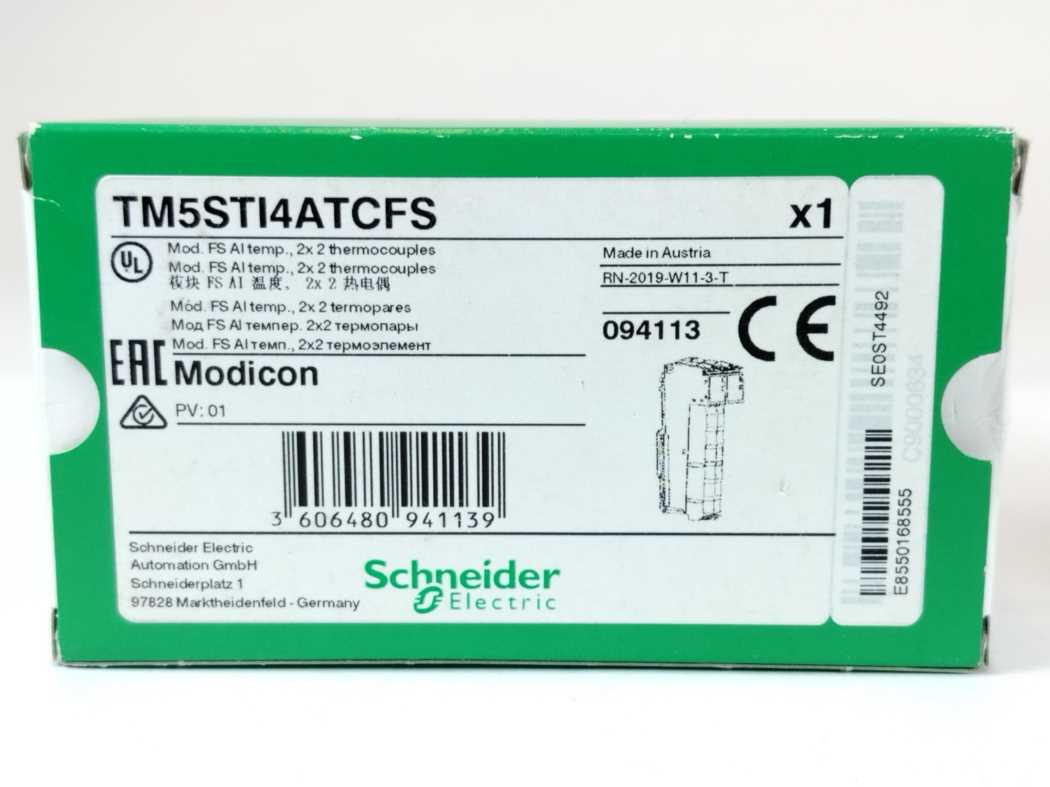 Schneider Electric TM5STI4ATCFS Analog Input Module