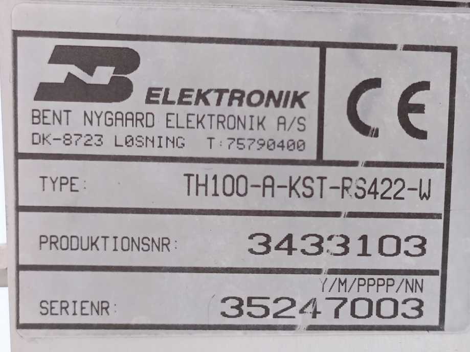 Bn Electronics 3433103 Label Machine TH100-A-KST-RS422-W