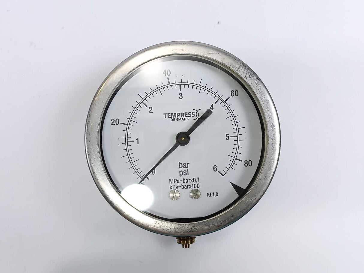 Tempress M083890 Pressure Gauge. 0-6bar