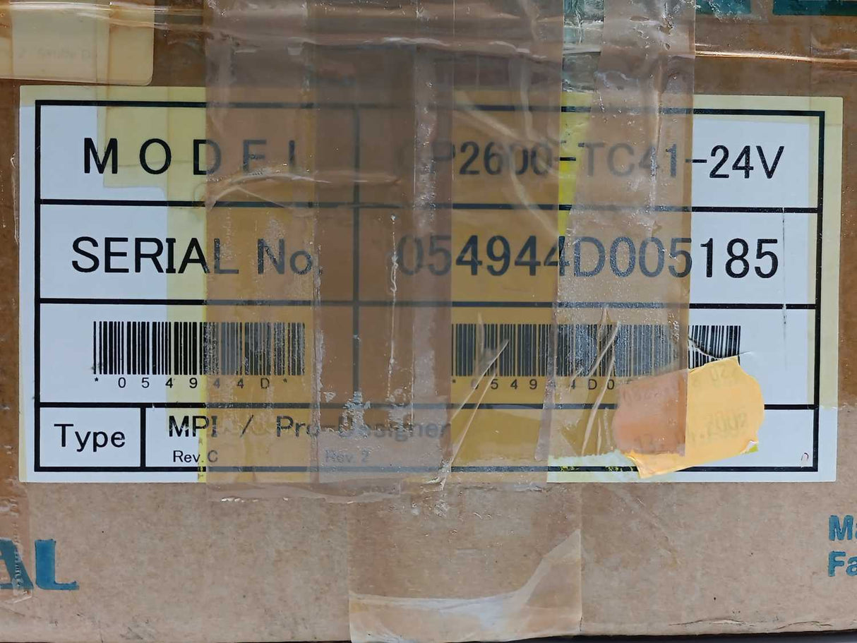 Pro-Face 2880045-02 GP2600-TC41-24V GP2000 Series HMI