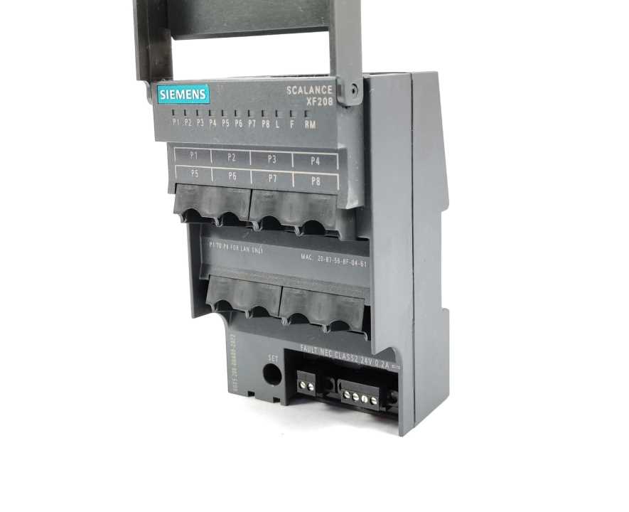 Siemens 6GK5208-0BA00-2AF2 SCALANCE XF208 SIMATIC NET