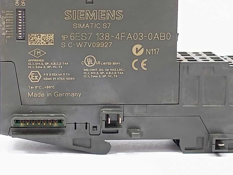 Siemens 6ES7138-4FA03-0AB0 SIMATIC DP, ELECTRON. MODULE