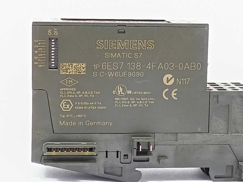 Siemens 6ES7138-4FA03-0AB0 SIMATIC DP, ELECTRON. MODULE