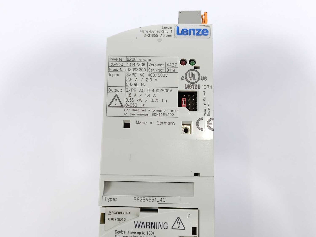 LENZE E82EV551P4C 13142236, 8200 8200-series vE82EV551_4C