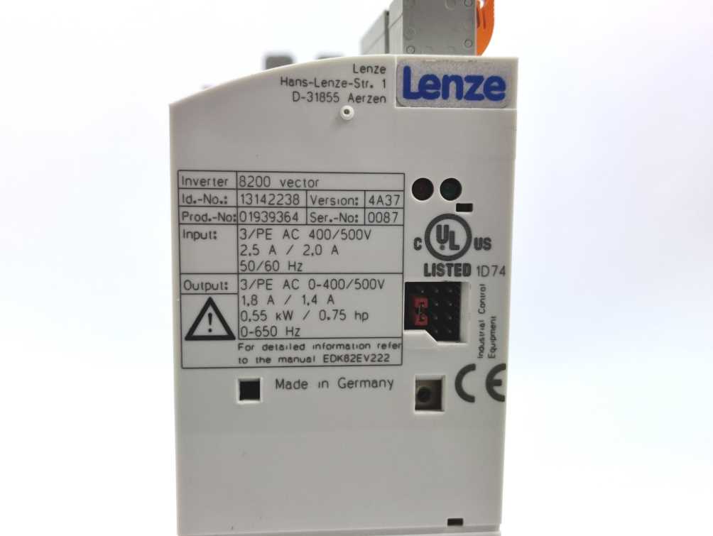 LENZE E82EV551P4C200 13142238, 8200-series E82EV551_4C200