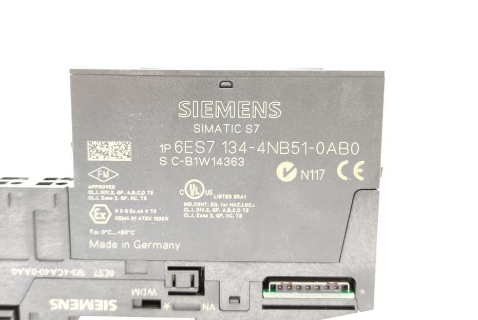 Siemens 6ES7134-4NB51-0AB0 Electronics module ET 200S