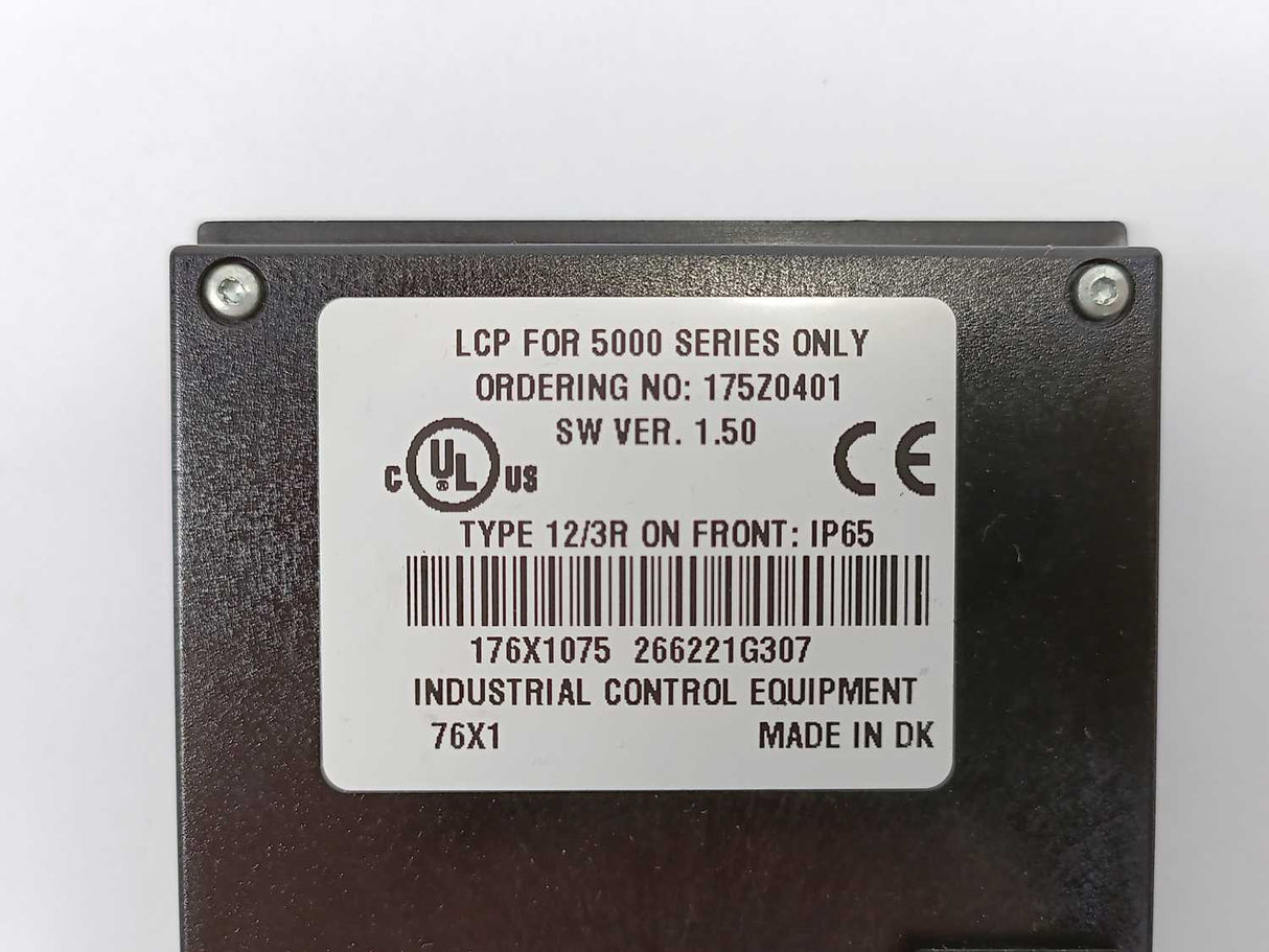 Danfoss 175Z0401 LCP for 5000 Control Panel