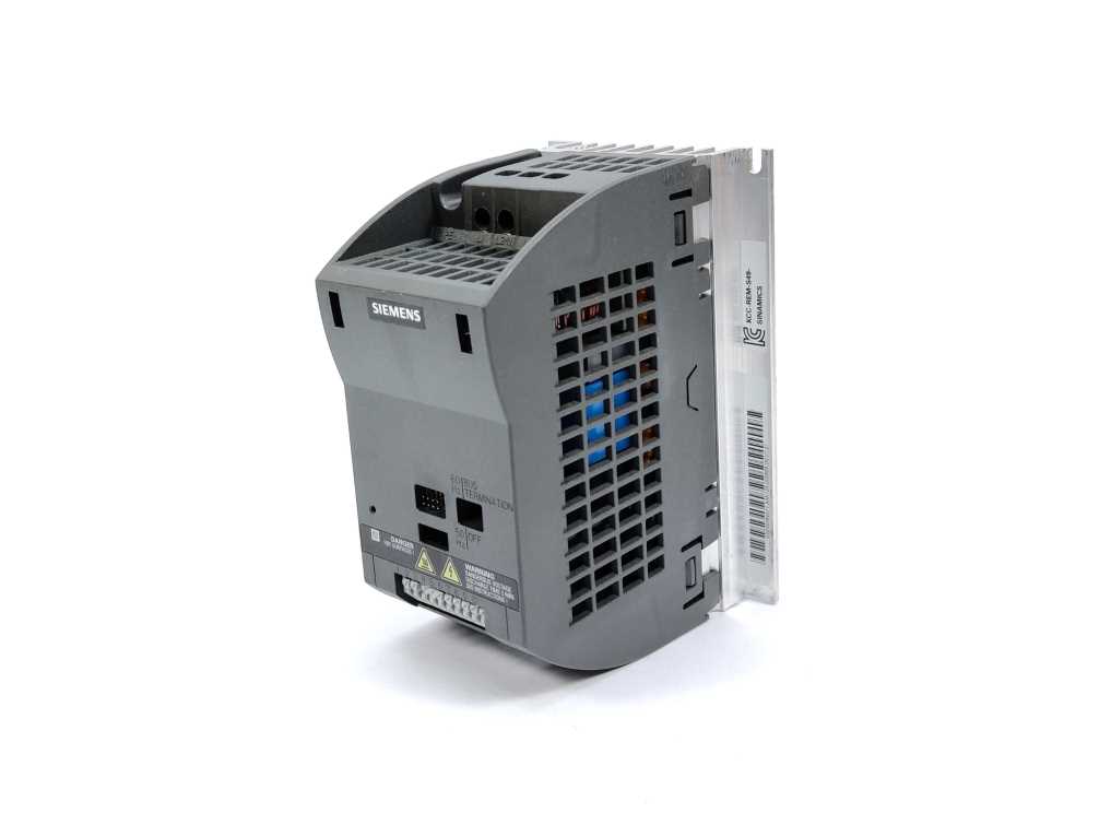 Siemens 6SL3211-0AB12-5BA1 AC drive 6SL3255-0AA00-4BA0