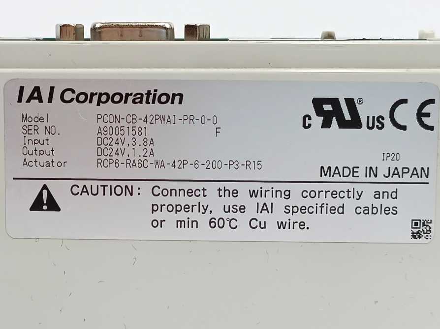 IAI Corporation PCON-CB-42PWAI-PR-0-0 Controller for Actuator