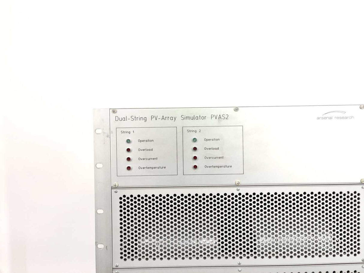 Arsenal research PVAS2 DUAL STRING PV-ARAY SIMULATOR, 800VDC, 24A, 230V/50Hz