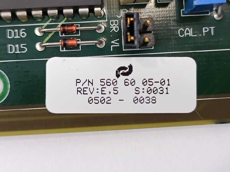 Vellinge Electronics 560 60 05-01 Rev.: E, 5. GETINGE Autoclave Spareparts