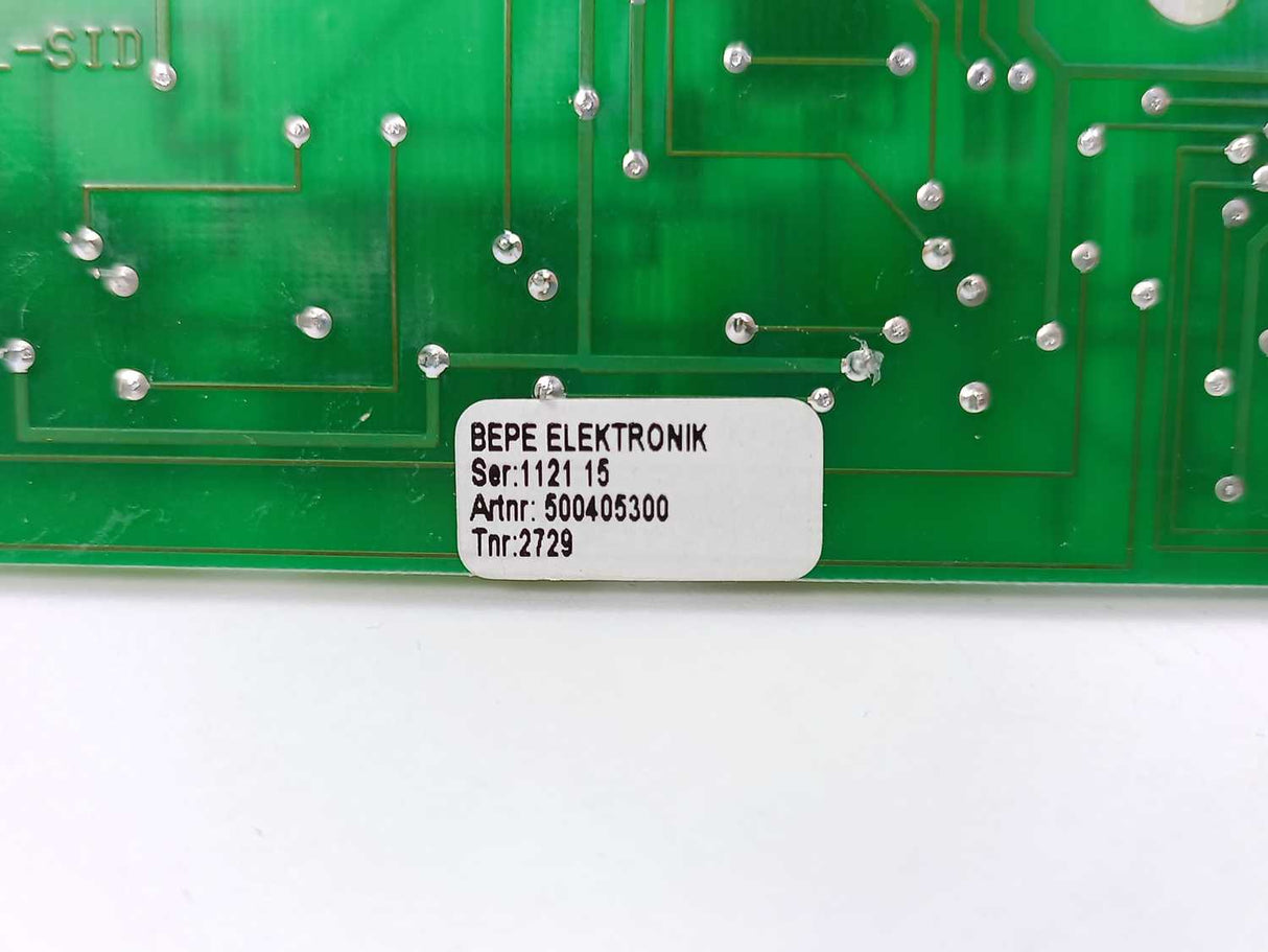 BEPE ELEKTRONIK 500405300 GETINGE Autoclave Spareparts