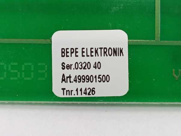 BEPE ELEKTRONIK 499901500 Display Card GETINGE Autoclave Spareparts