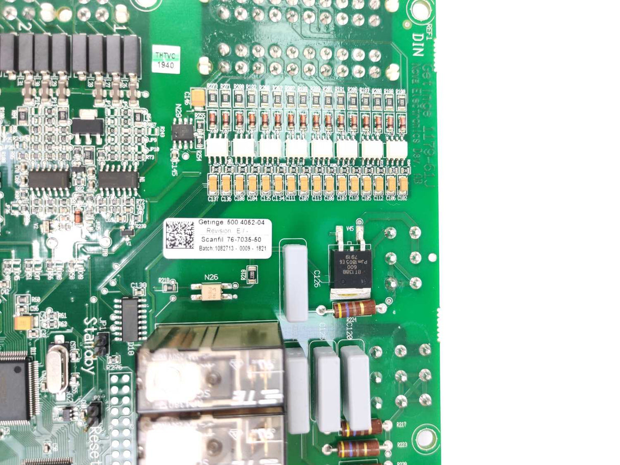 GETINGE 5004052-04 Rev.: E GETINGE Autoclave Spareparts